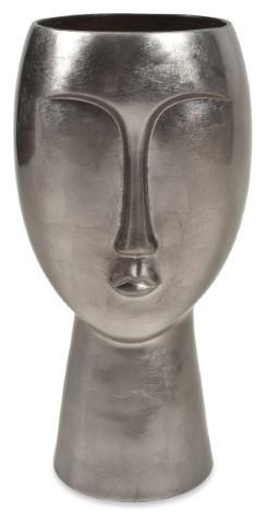 The Face Vase H50cm - Metalic Mocha