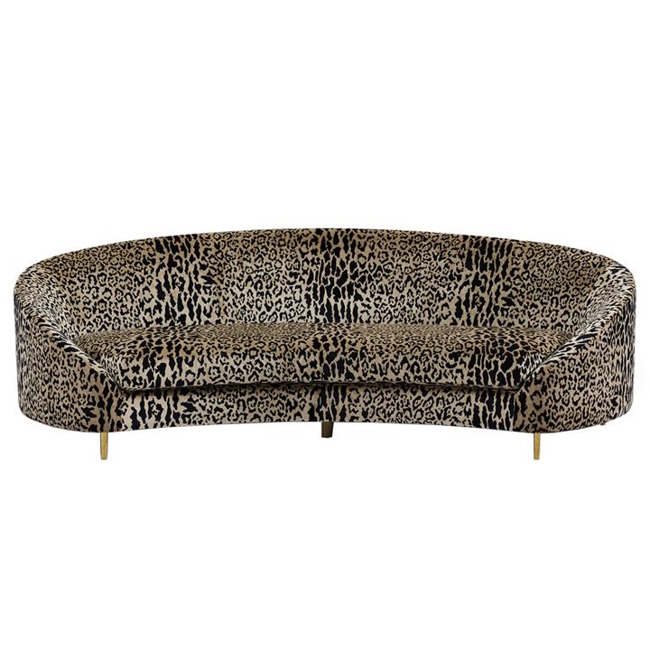 The Hills 3 Seater Sofa - Leopard Chenille