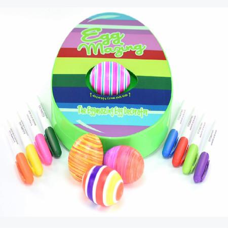 The Original Easter Egg Decorator Kit - Includes 8 Colorful Quick Drying Non Toxic Markers