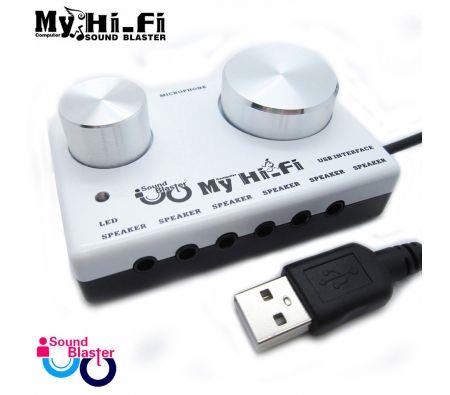 The Sound Blaster Usb Notebook Computer 7.1 External Sound Card With High Bass