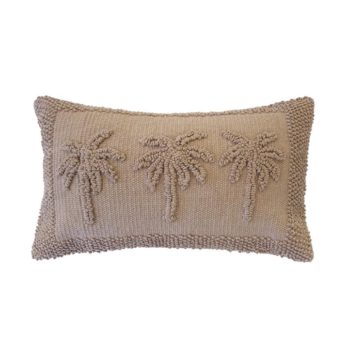 Three Palms Rectangle Cushion Tea Rose