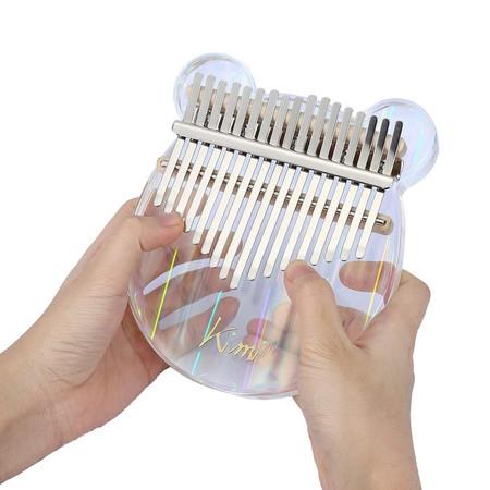 Thumb Piano 17 Keys, Portable Mbira Finger Piano Gifts for Kids and Adults Beginners