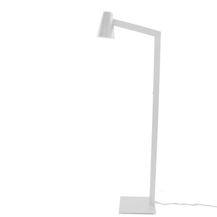 Tilt Floor Lamp In White