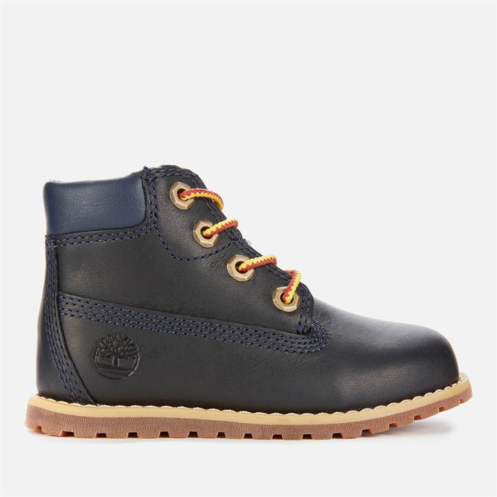 Timberland Toddlers' Pokey Pine Leather 6 Inch Boots - Navy - UK 5 Toddler
