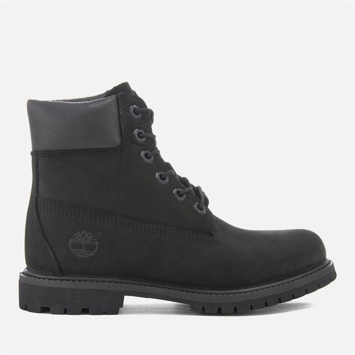 Timberland Women's 6 Inch Nubuck Premium Boots - Black - UK 8