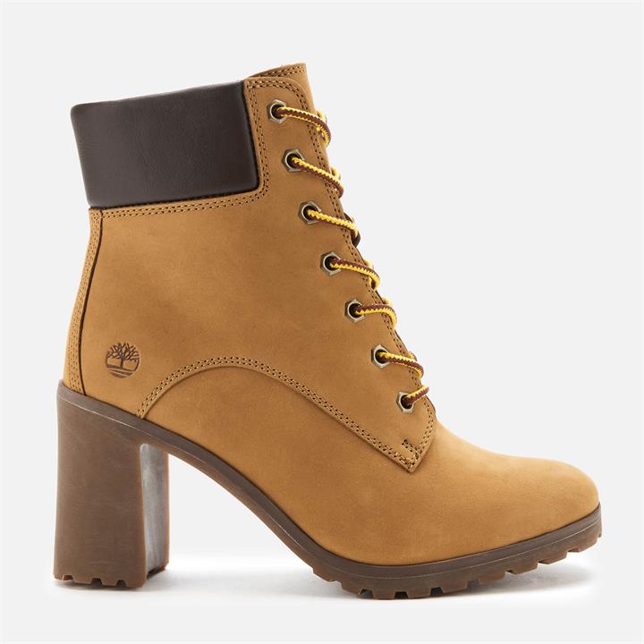 Timberland Women's Allington 6 Inch Lace up Boots - Wheat Nubuck - UK 8