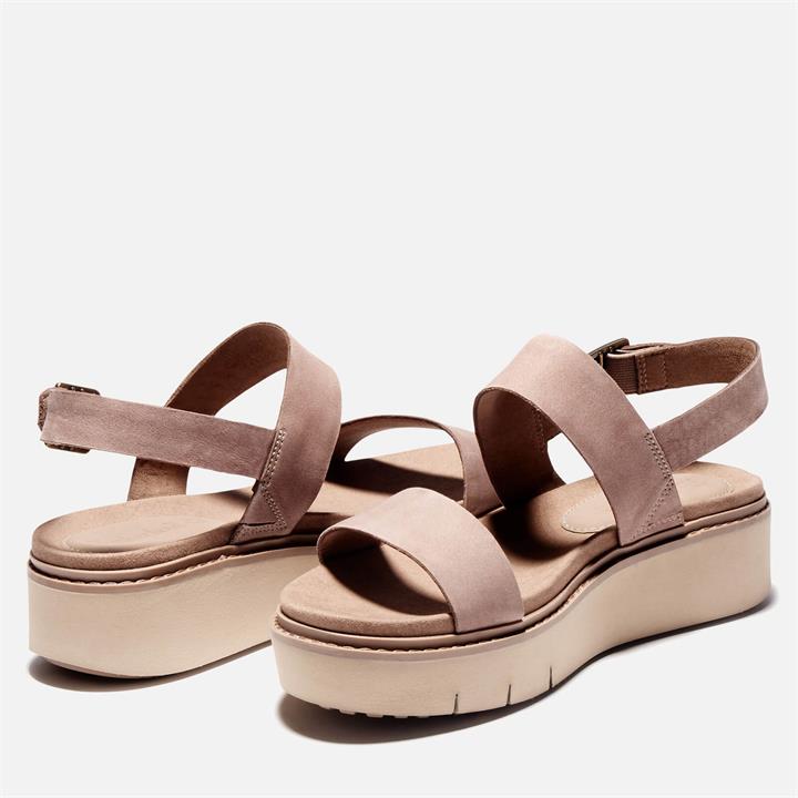 Timberland Women's Safari Dawn Flatform Sandals - Taupe - UK 8