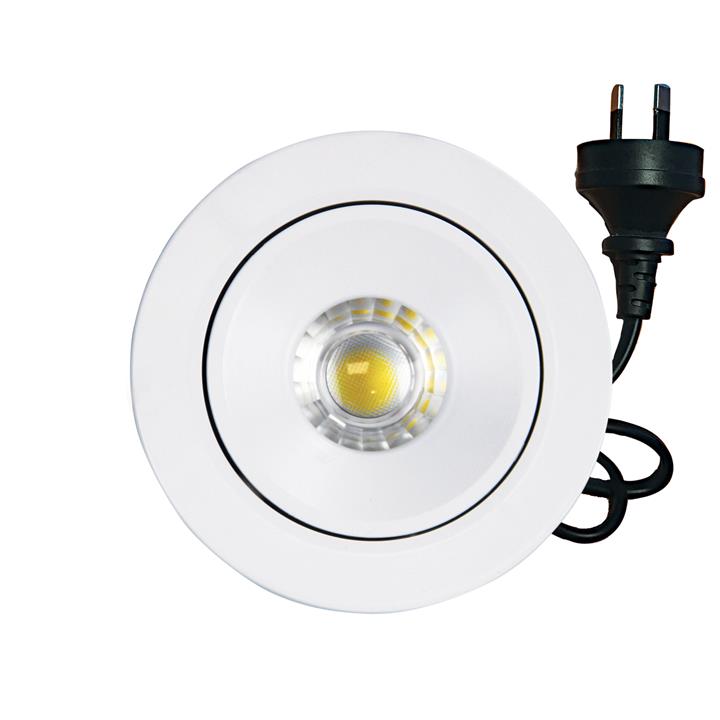 Titan.8 60Deg Led Tilt Downlight Cct White