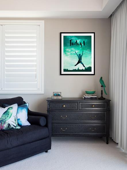 Today I Leap - Frame Black - With Mat - 68x84 - Portrait