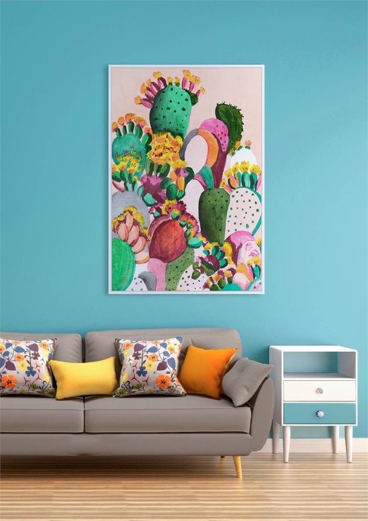 Toluca Cactus Wall Art 80X120