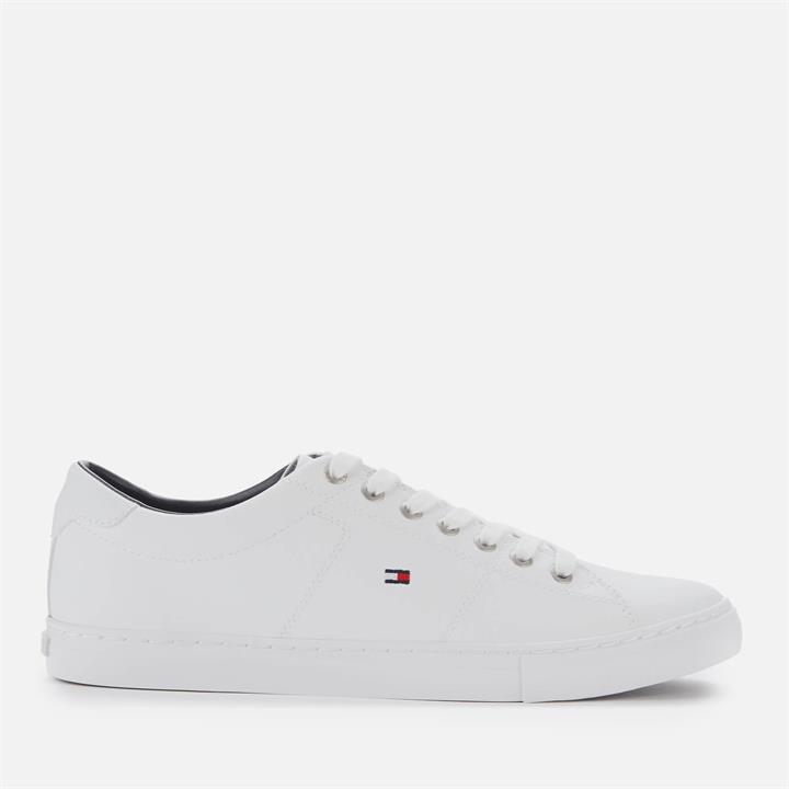 Tommy Hilfiger Men's Jay Essential Leather Low Top Trainers - White - UK 10.5