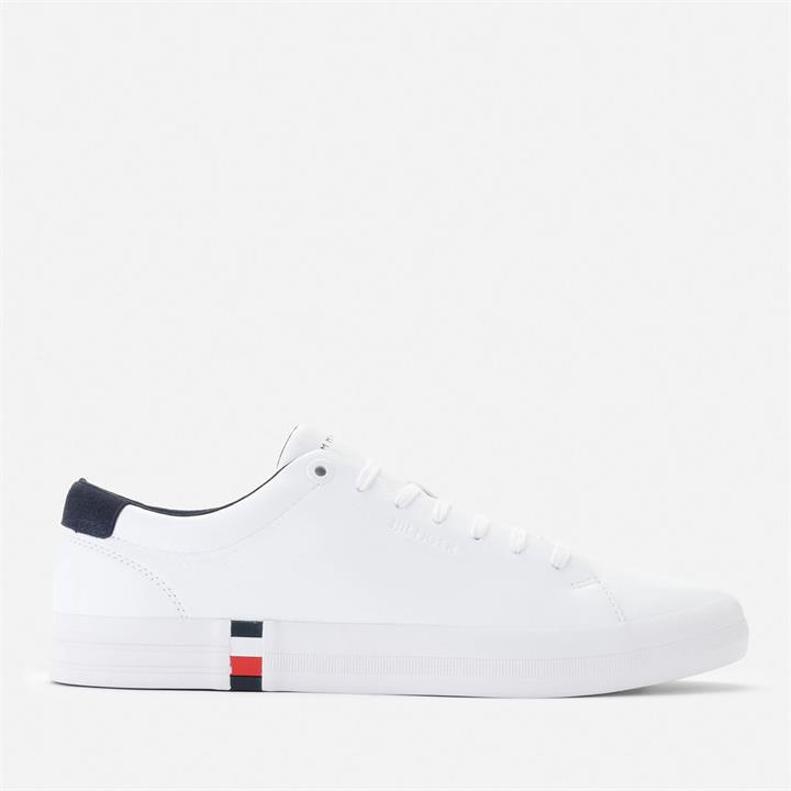 Tommy Hilfiger Men's Premium Corporate Vulcanised Trainers - White - UK 11