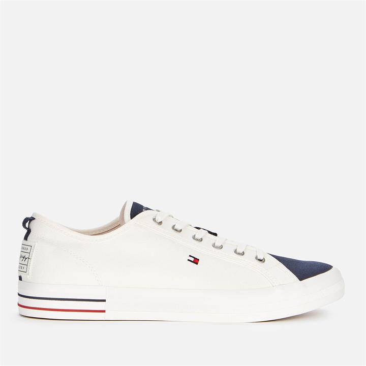 Tommy Hilfiger Men's Sustainable Vulcanised Trainers - RWB - UK 8