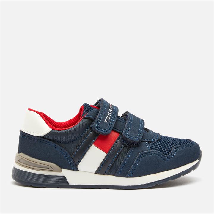 Tommy Hilfiger Toddlers' Low Cut Velcro Sneaker - Blue - UK 5 Toddler