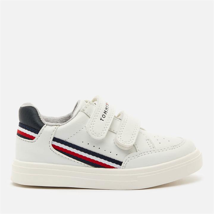 Tommy Hilfiger Toddlers' Low Cut Velcro Sneakers - White - UK 4.5 Toddler