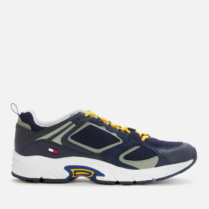 Tommy Jeans Men's Archive Mix Running Style Trainers - Twilight Navy - UK 10.5