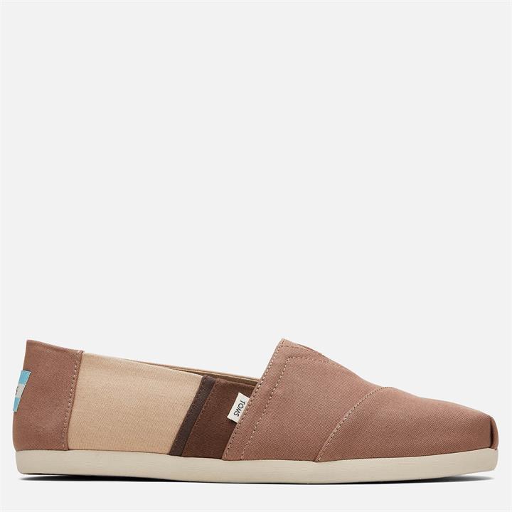 TOMS Men's Alpargata Vegan Slip-On Pumps - Brown/Sand - UK 9