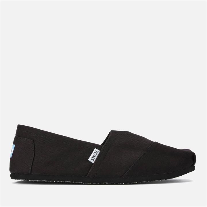 TOMS Men's Core Classics Slip-On Pumps - Black/Black - UK 10/US 11