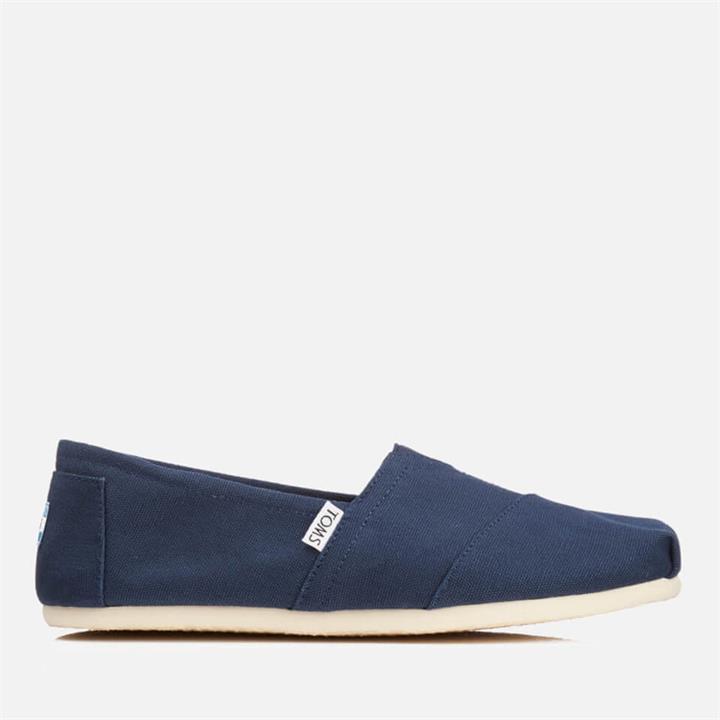 TOMS Men's Core Classics Slip-On Pumps - Navy Canvas - UK 7/US 8