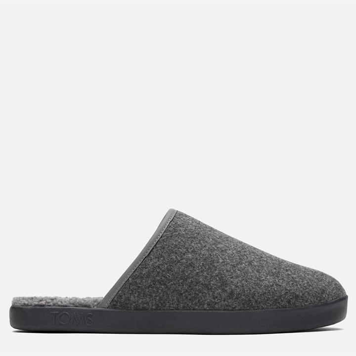 TOMS Men's Harbor Vegan Slippers - Grey - UK 8