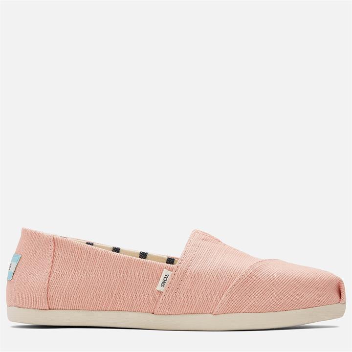 TOMS Women's Alpargata Vegan Slip-On Pumps - Dust Pink - UK 7
