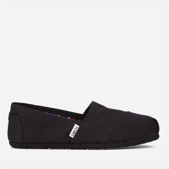 TOMS Women's Core Classics Slip-On Pumps - Black/Black - UK 8/US 10