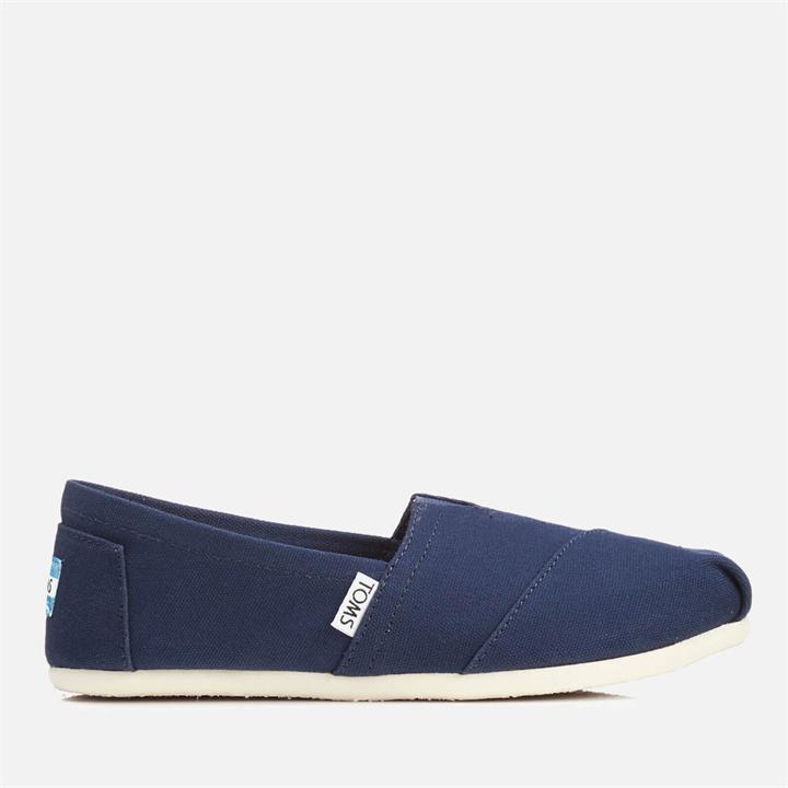 TOMS Women's Core Classics Slip-On Pumps - Navy Canvas - UK 3/US 5
