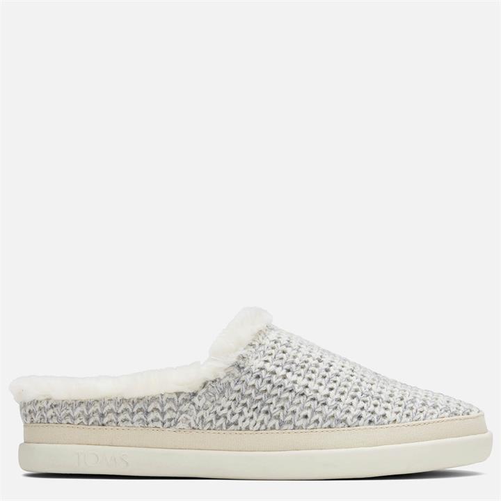 TOMS Women's Sage Vegan Mule Slippers - White - UK 5