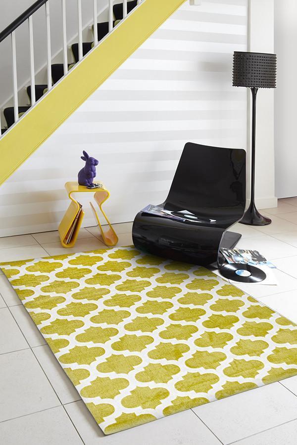 Trellis Stylish Design Rug Green 320x230cm
