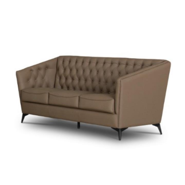 Tribeca 3 Seater Sofa - Brown Faux Leather
