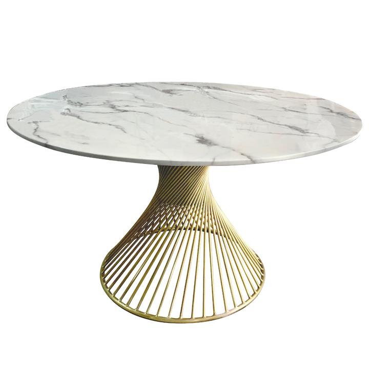 Twirl Dining Table Gold