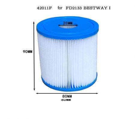 Type I Pool Filter Cartridge for Bestway  for 330 Gallon Pump Filter Cartridge 4211F to FD2133 (2 Pack)