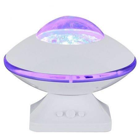 UFO Color Changing LED Projector Aurora Projection with Built-in Speaker