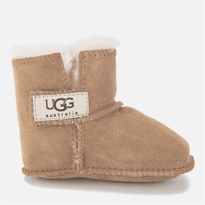 UGG Babies' Erin Logo Sheepskin Boots - Chestnut - 3-6 months