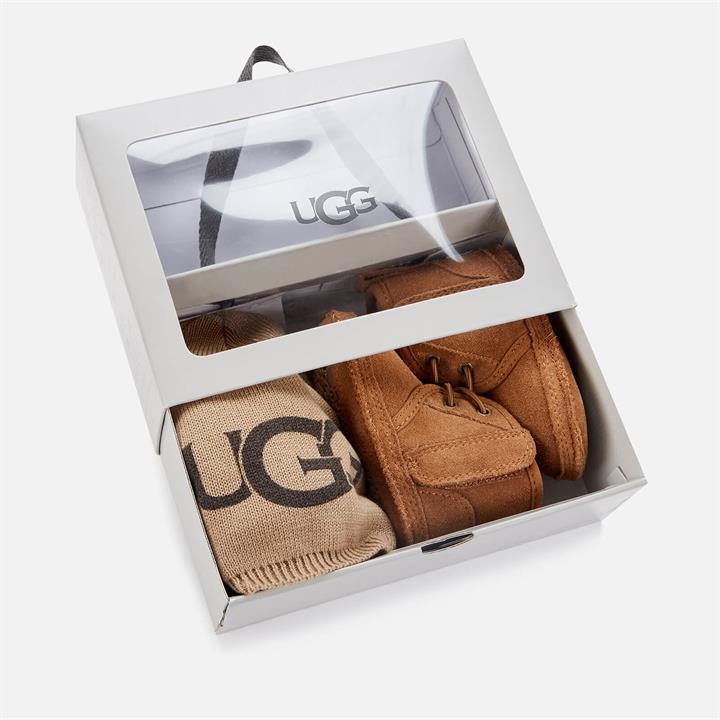 UGG Babys' Neumel And Beanie Gift Set - Chestnut - 3-6 months