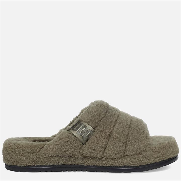 UGG Men's Fluff You Slide Slippers - Burnt Olive - UK 11