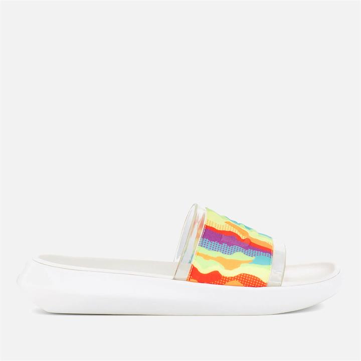 UGG Pride Collection Cali Slide Sandals - Rainbow Stripes - UK 3