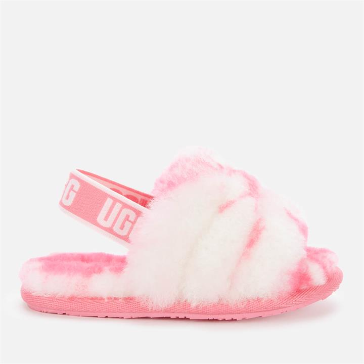 UGG Toddlers' Fluff Yeah Slide Marble Slippers - Pink - UK 7 Toddler