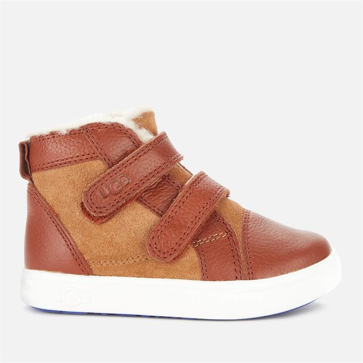 UGG Toddlers' Rennon II Hi-Top Trainers - Chestnut - UK 6 Toddler