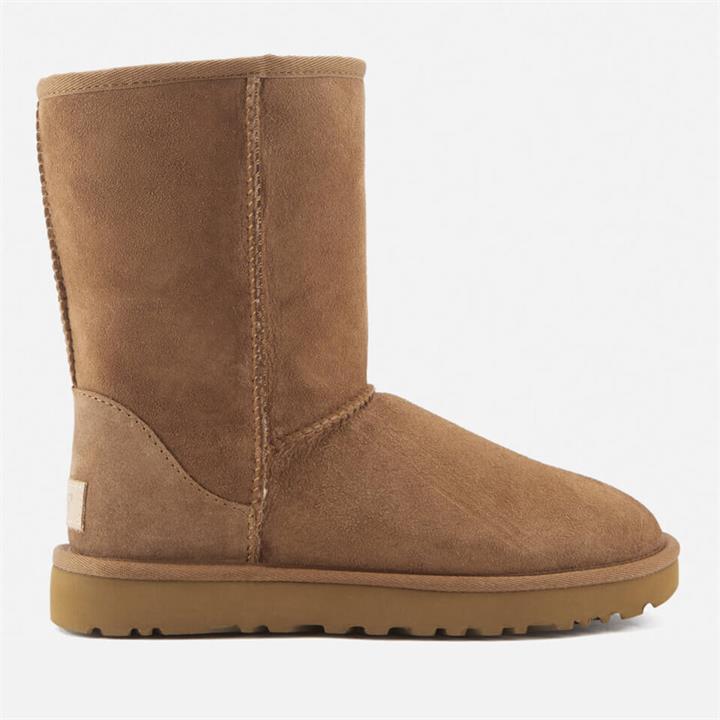 UGG Women's Classic Short II Sheepskin Boots - Chestnut - UK 3