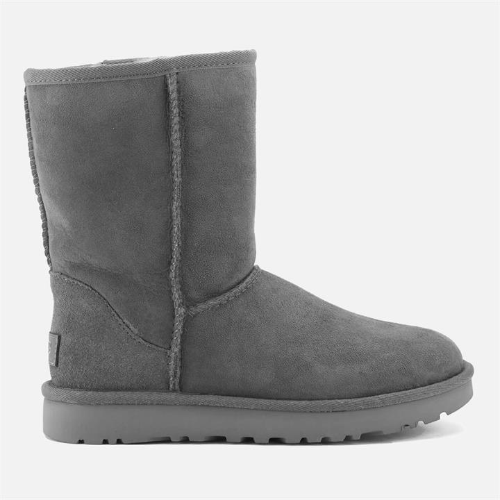 UGG Women's Classic Short II Sheepskin Boots - Grey - UK 3