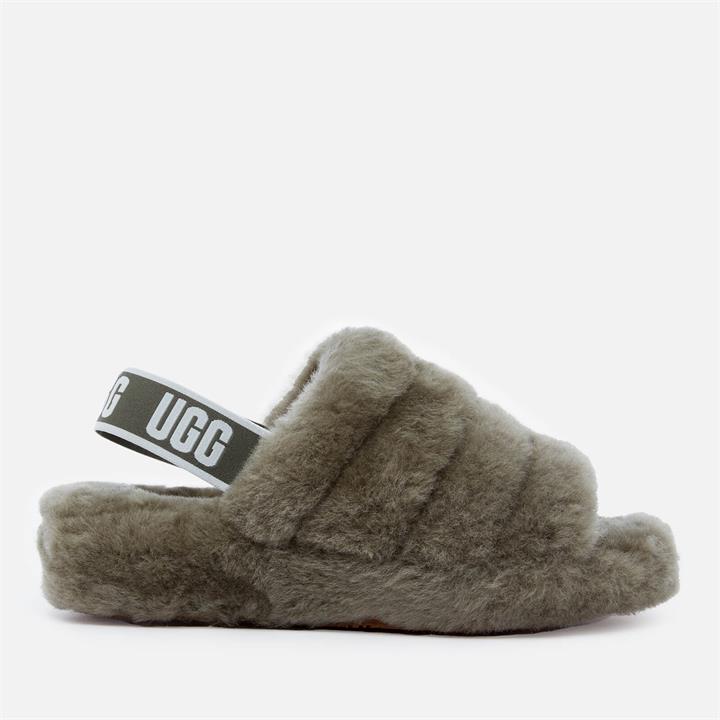 UGG Women's Fluff Yeah Slide Slippers - Burnt Olive - UK 8
