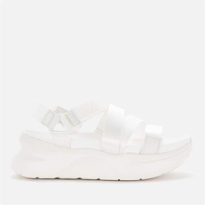 UGG Women's La Shores Flatform Sandals - White - UK 7