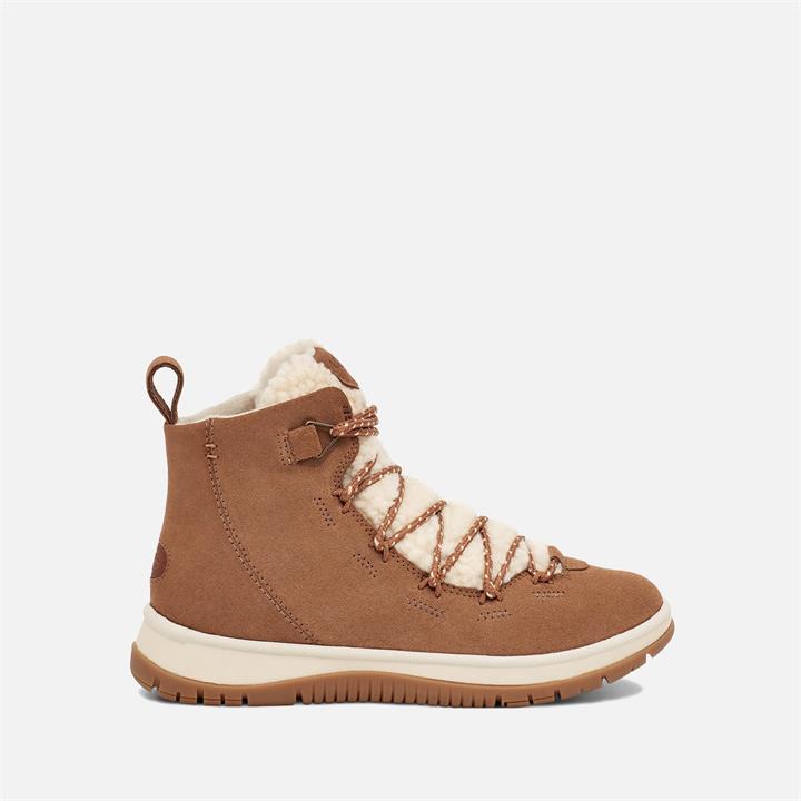 UGG Women's Lakesider Heritage Mid Waterproof Suede Boots - Chestnut - UK 4