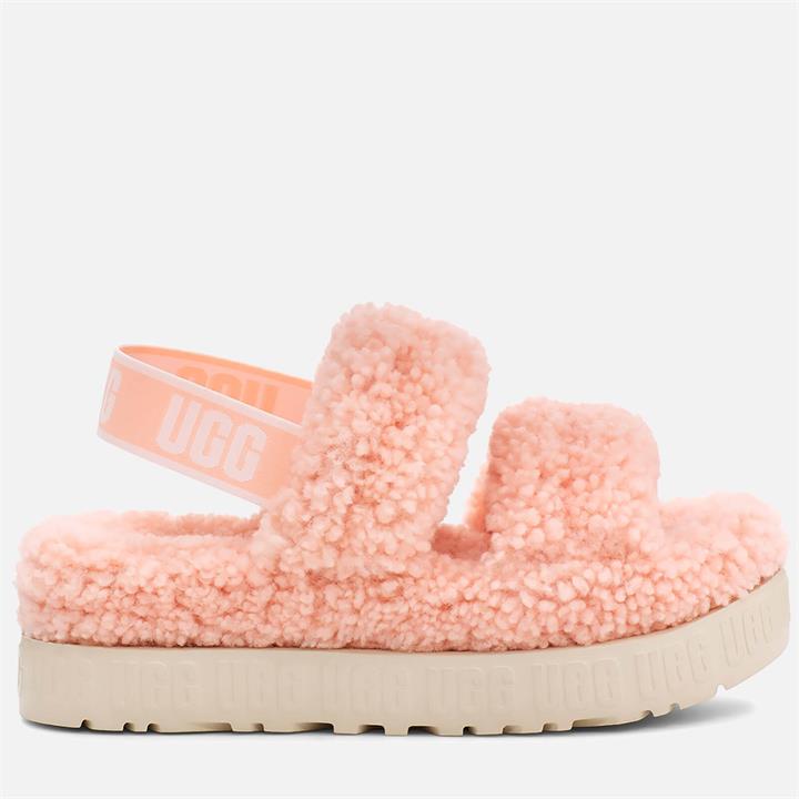 UGG Women's Oh Fluffita Sheepskin Slippers - Pink Dusk - UK 4