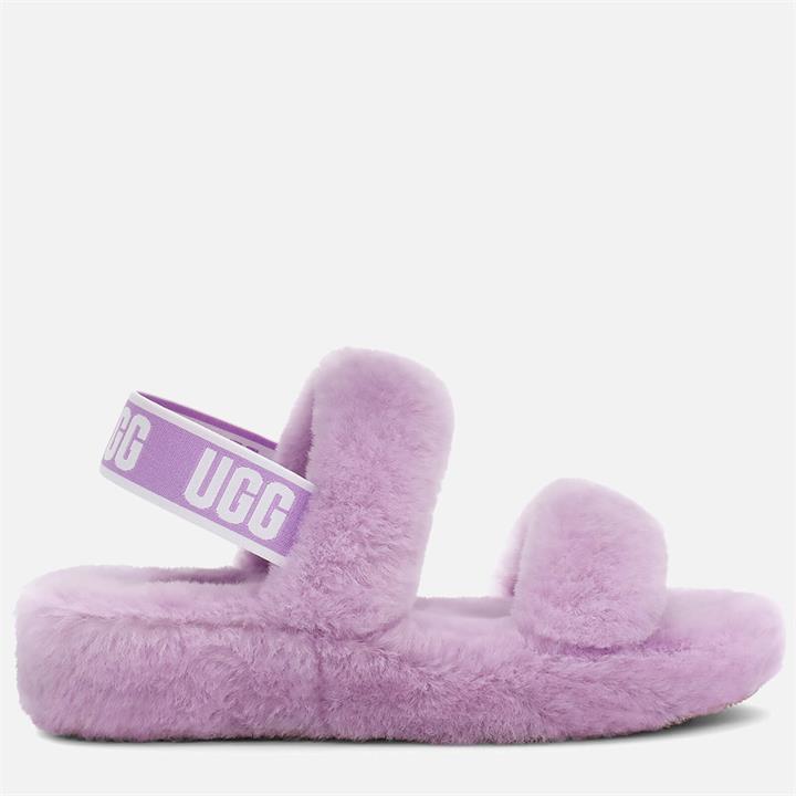UGG Women's Oh Yeah Sheepskin Slippers - Lilac Bloom - UK 5