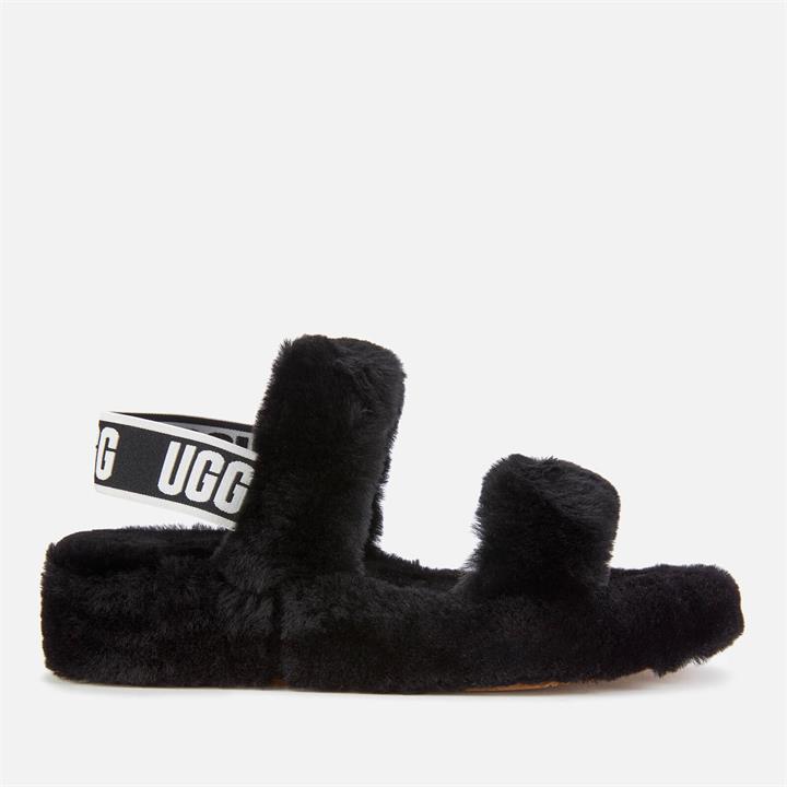 UGG Women's Oh Yeah Slippers - Black - UK 7