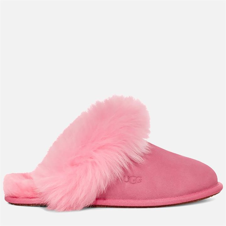 UGG Women's Scuff Sis Suede/Sheepskin Slippers - Pink Rose - UK 4