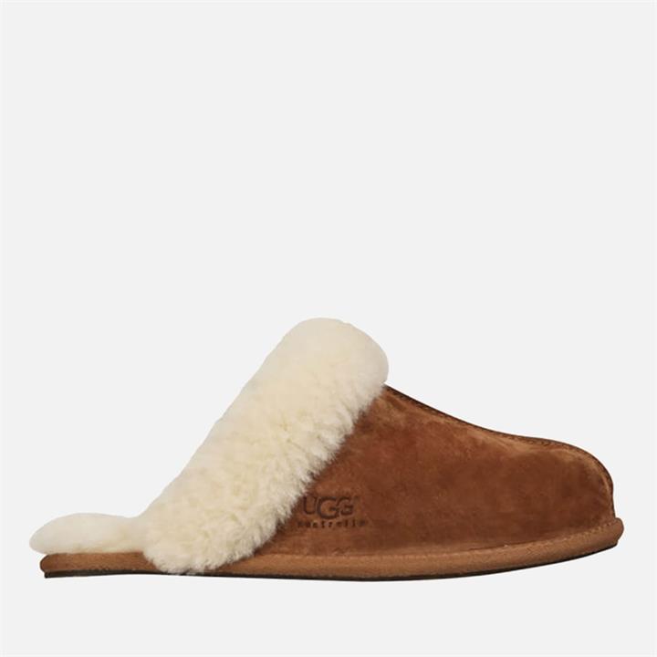 UGG Women's Scuffette II Sheepskin Slippers - Chestnut - UK 3