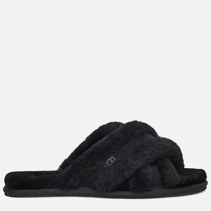 UGG Women's Scuffita Sheepskin Slide Slippers - Black - UK 6